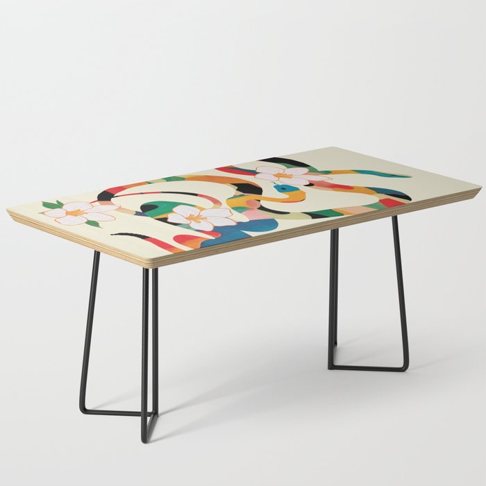 Abstract Snakes in the Flowers 1 Coffee Table Gallery Image 1