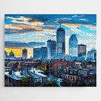 Boston Skyline Jigsaw Puzzle Gallery Image 1