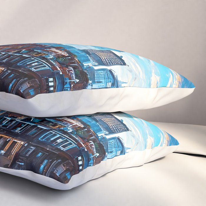 Boston Skyline Pillow Sham Gallery Image 3