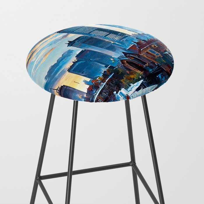 Boston Skyline Stool Gallery Image 2