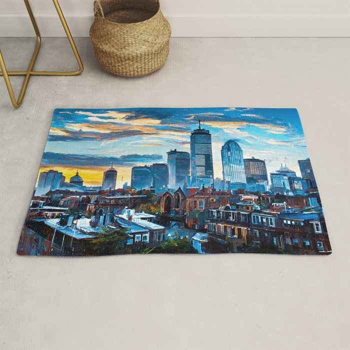 Boston Skyline Rug Gallery Image 1