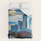 Boston Skyline Comforter Gallery Image 6