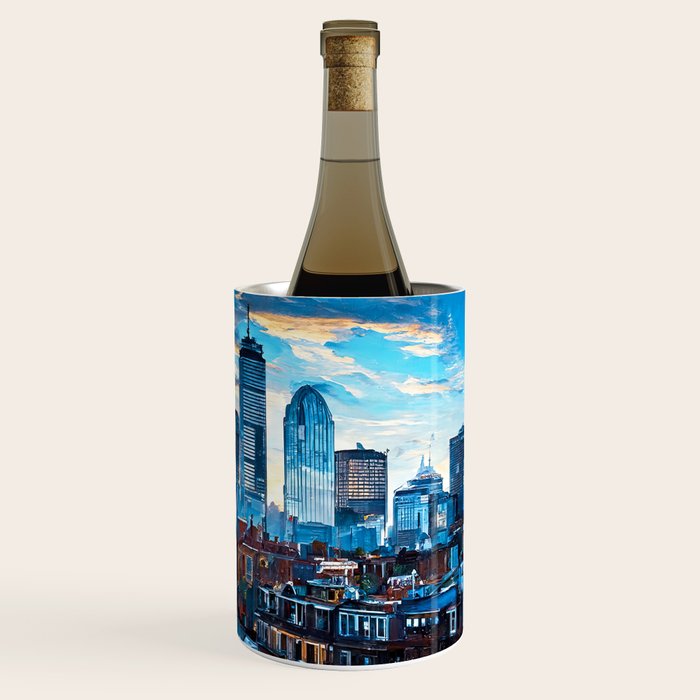 Boston Skyline Wine Chiller Gallery Image 3