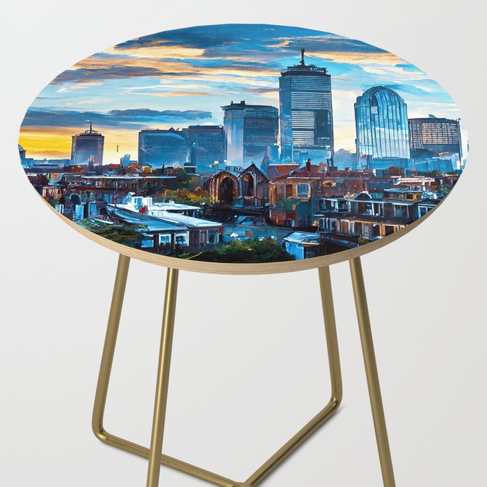 Boston Skyline Side Table Gallery Image 2