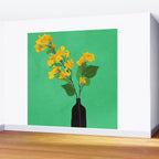 Branches Blooming Green Wall Mural Gallery Image 2