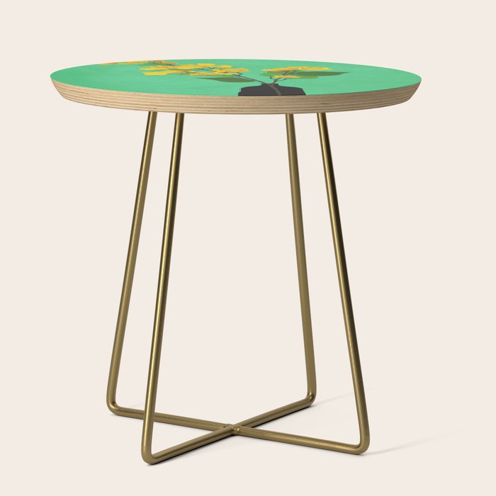 Branches Blooming Green Side Table Gallery Image 1