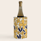Four-leaf Flower Pattern / Yellow & Blue Wine Chiller Gallery Image 3