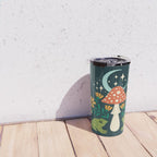 Moonlight Flower Frogs and Mushroom Travel Mug Gallery Image 4