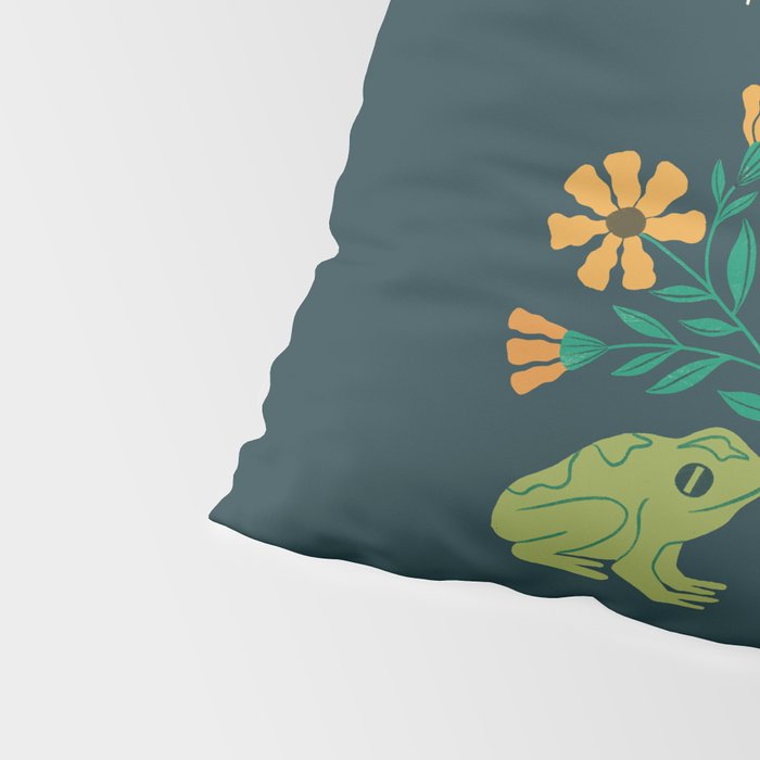 Moonlight Flower Frogs and Mushroom Pillow Sham Gallery Image 4