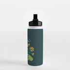 Moonlight Flower Frogs and Mushroom Water Bottle Gallery Image 2