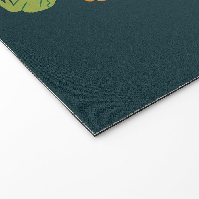 Moonlight Flower Frogs and Mushroom Welcome Mat Gallery Image 2