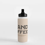Cowhand Coffee - Rustic Water Bottle Gallery Image 2