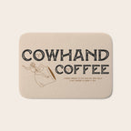 Cowhand Coffee - Rustic Bath Mat Gallery Image 1