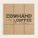 Cowhand Coffee - Rustic Wood Wall Art Gallery Image 1
