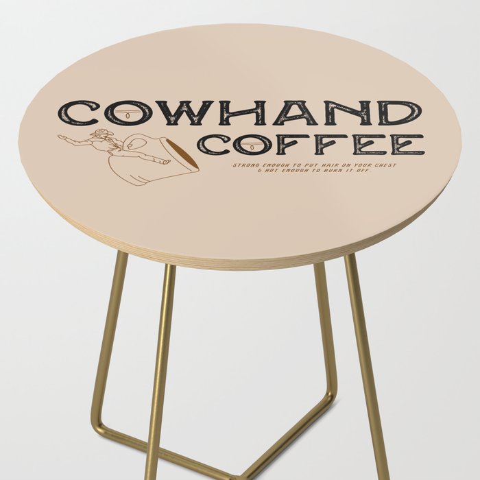 Cowhand Coffee - Rustic Side Table Gallery Image 2