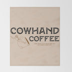 Cowhand Coffee - Rustic Throw Blanket Gallery Image 2
