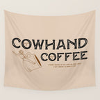 Cowhand Coffee - Rustic Wall Tapestry Gallery Image 4