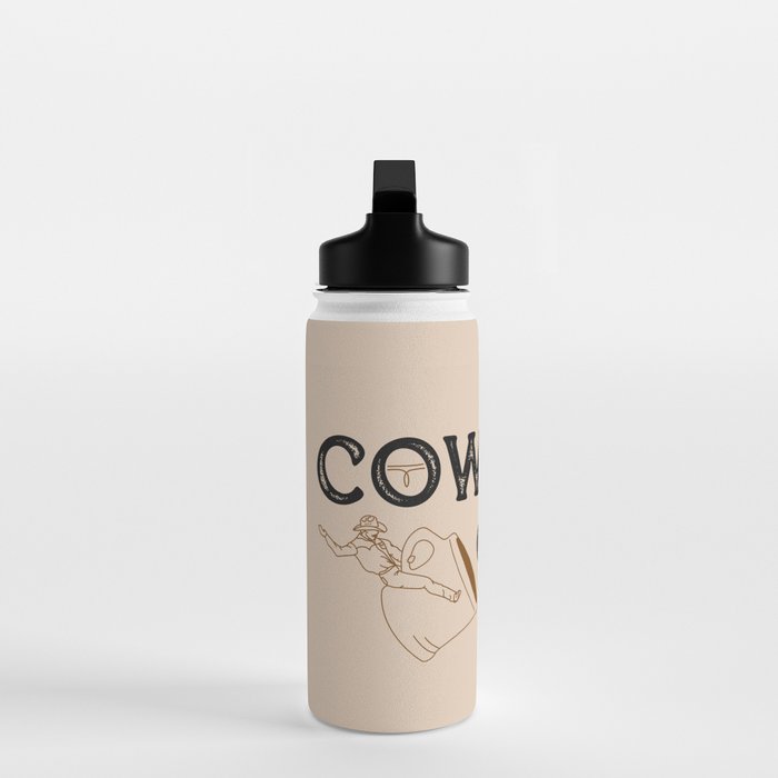 Cowhand Coffee - Rustic Water Bottle Gallery Image 3