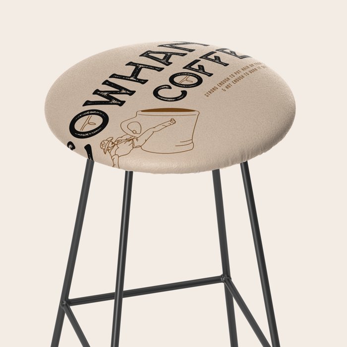Cowhand Coffee - Rustic Stool Gallery Image 2