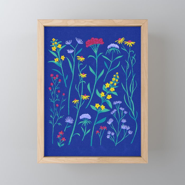 Wildflowers Mini Art Print Gallery Image 1