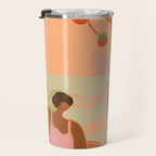 Persimmons in Autumn Travel Mug Gallery Image 3
