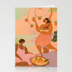 Persimmons in Autumn Stationery Card Gallery Image 2