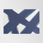 Indigo Abstract Brush Strokes | No. 3 Rug Gallery Image 2