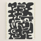 Minimal Abstract Maze - Noir Jigsaw Puzzle Gallery Image 1