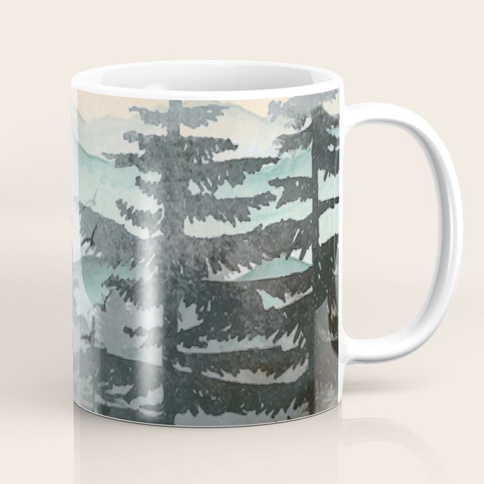 Pine Trees Coffee Mug Gallery Image 1