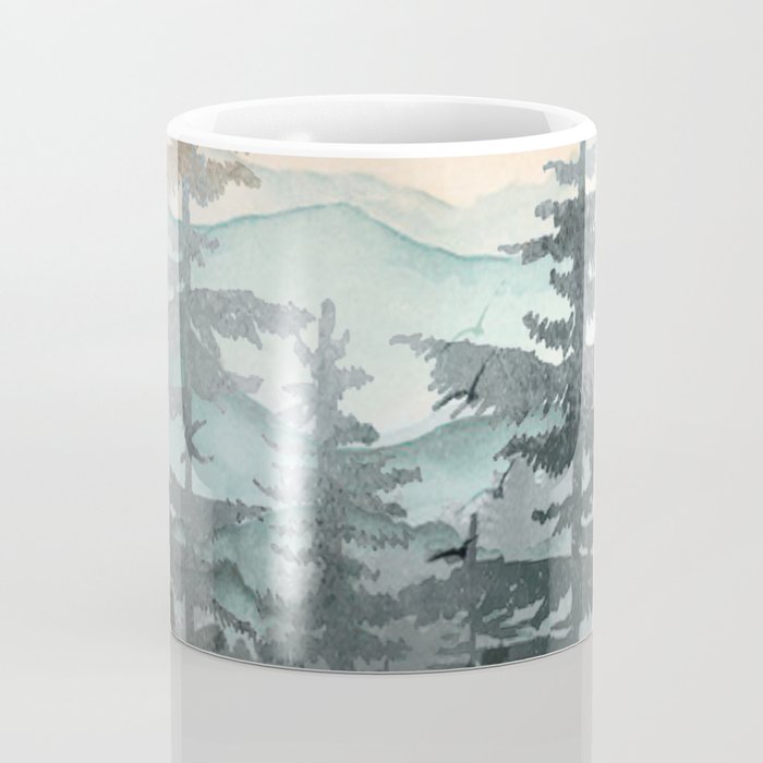 Pine Trees Coffee Mug Gallery Image 4
