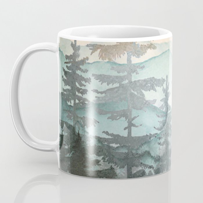 Pine Trees Coffee Mug Gallery Image 3