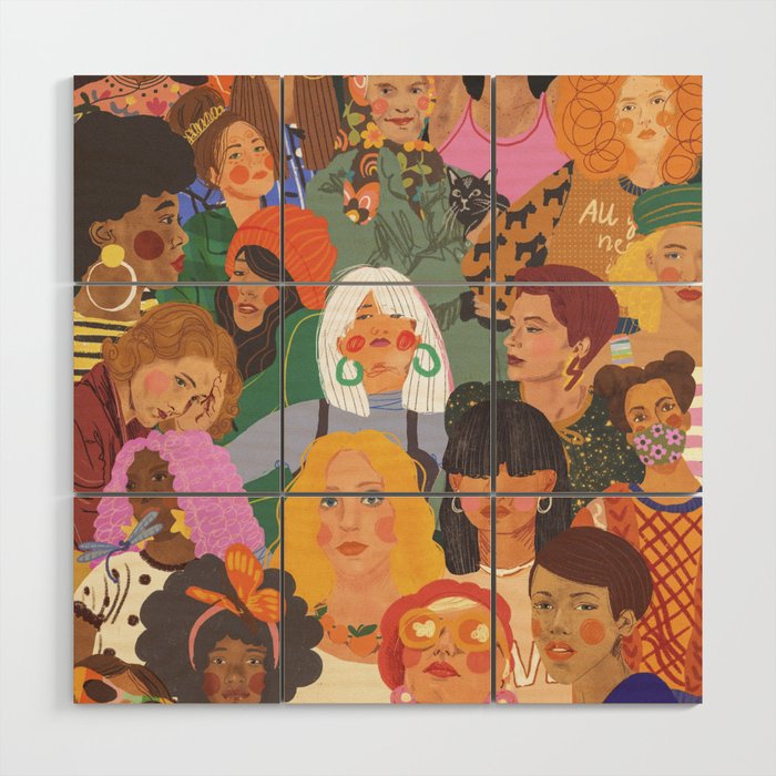 Women Wood Wall Art Gallery Image 1