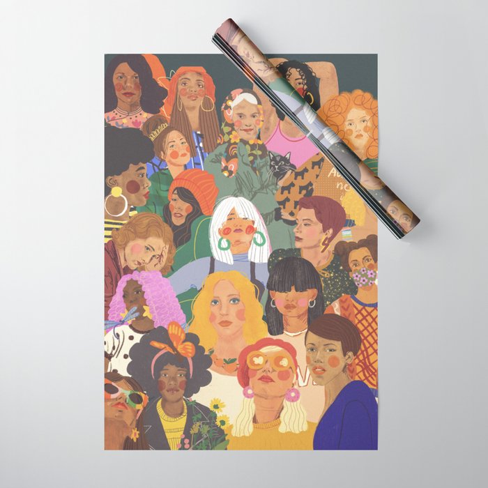 Women Wrapping Paper Gallery Image 1