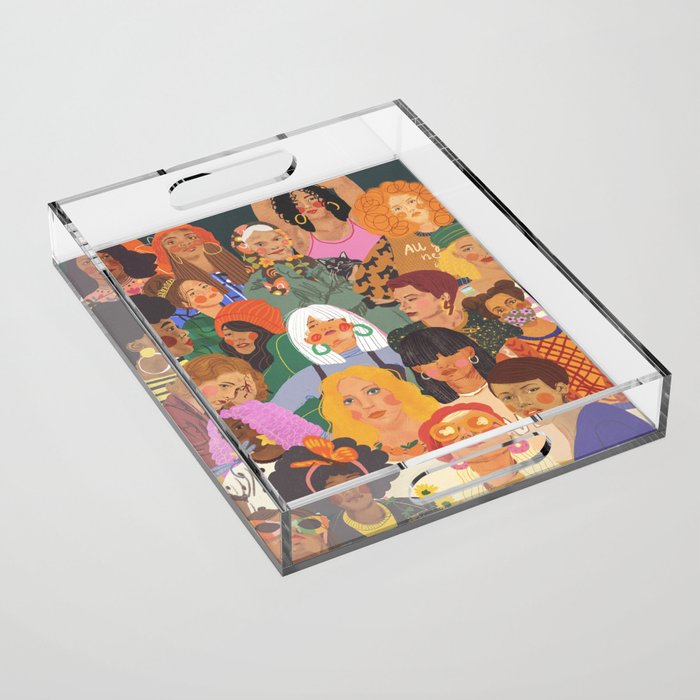 Women Acrylic Tray Gallery Image 1