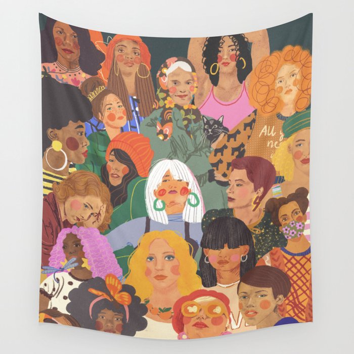 Women Wall Tapestry Gallery Image 1