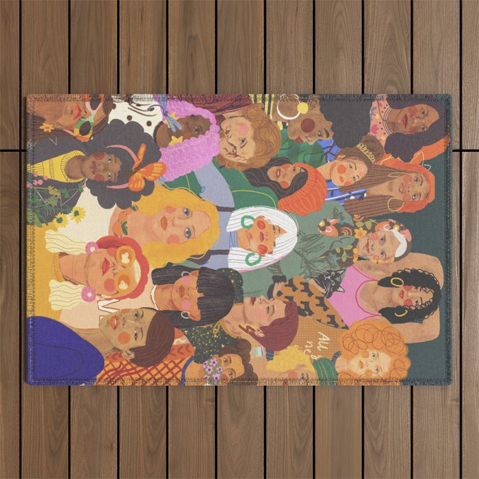 Women Outdoor Rug Gallery Image 1