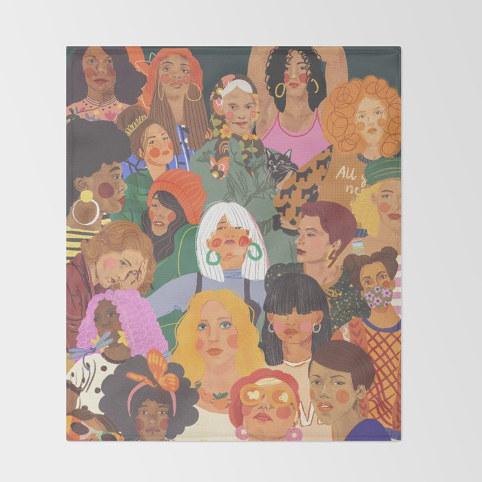 Women Throw Blanket Gallery Image 2