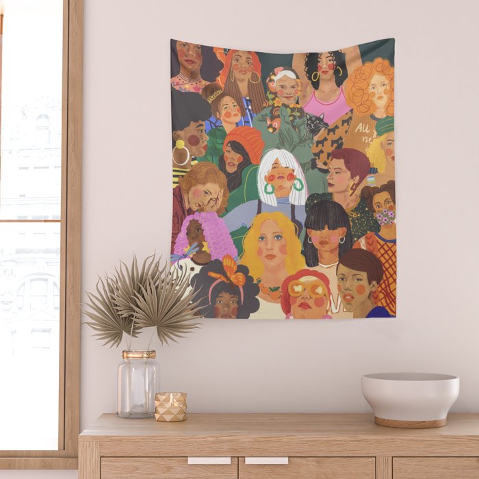 Women Wall Tapestry Gallery Image 2
