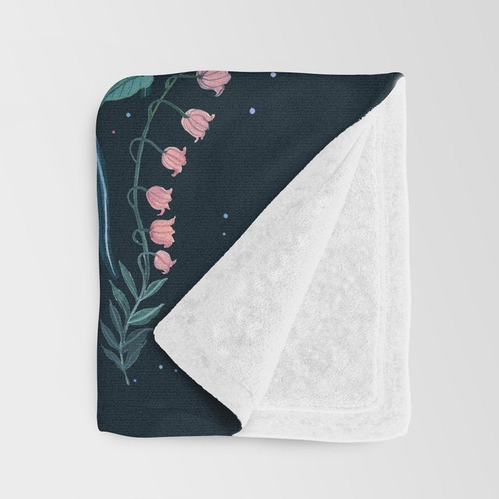 Bees Garden Throw Blanket Gallery Image 3