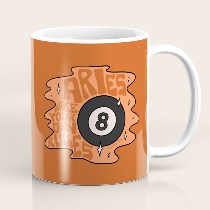 Aries Magic 8 Ball Coffee Mug Gallery Image 1