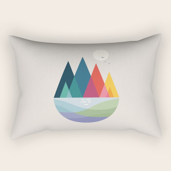 Somewhere Rectangular Pillow Gallery Image 1