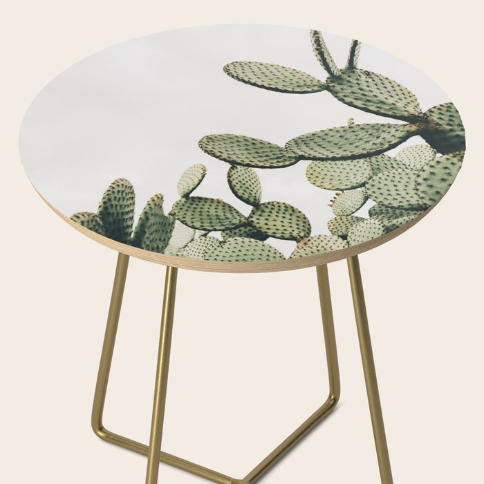 Cactus on blue sky #society6 #decor #buyart Side Table Gallery Image 2