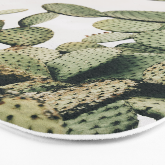 Cactus on blue sky #society6 #decor #buyart Bath Mat Gallery Image 3