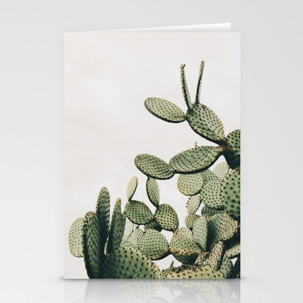 Cactus on blue sky #society6 #decor #buyart Stationery Card Gallery Image 2