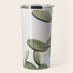 Cactus on blue sky #society6 #decor #buyart Travel Mug Gallery Image 1