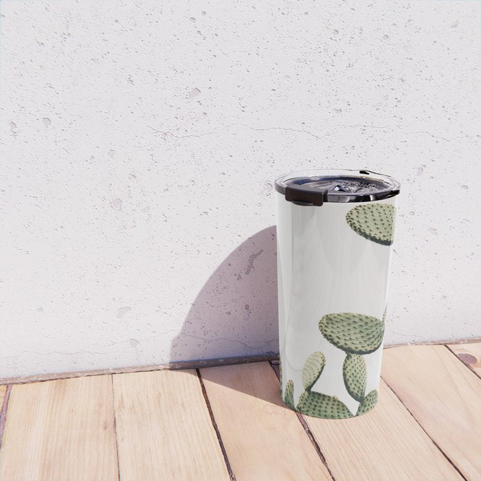 Cactus on blue sky #society6 #decor #buyart Travel Mug Gallery Image 4