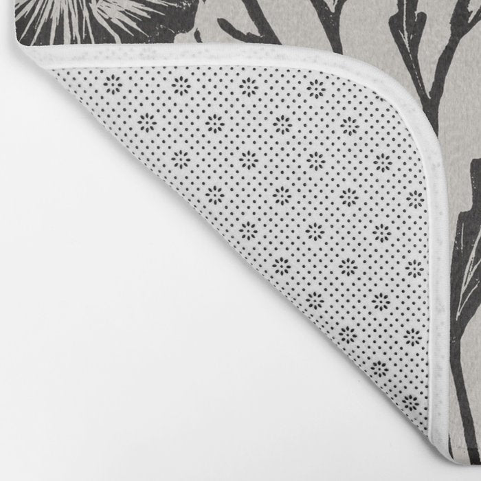 Pansies with Bumblebees Bath Mat Gallery Image 2