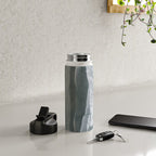 Aerial Coastlines - Modern Ocean Photography Print Water Bottle Gallery Image 4