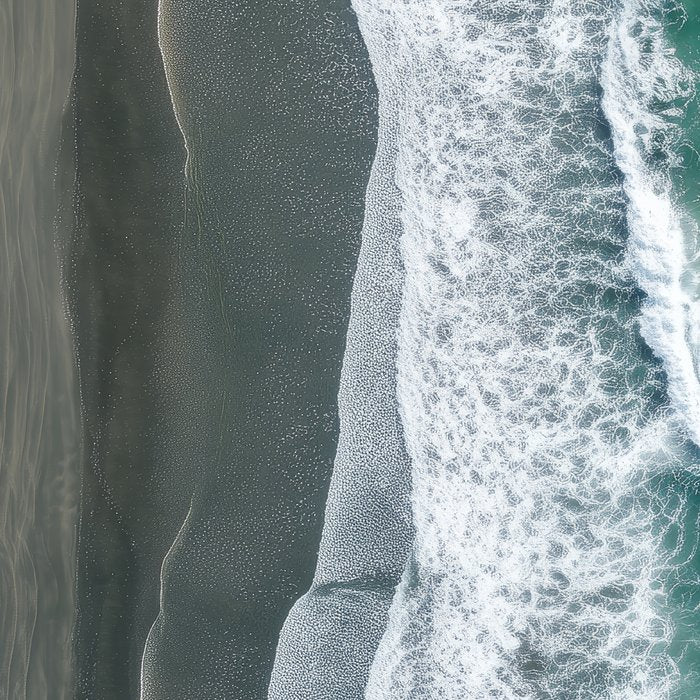Aerial Coastlines - Modern Ocean Photography Print Coffee Mug Gallery Image 2
