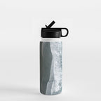 Aerial Coastlines - Modern Ocean Photography Print Water Bottle Gallery Image 1